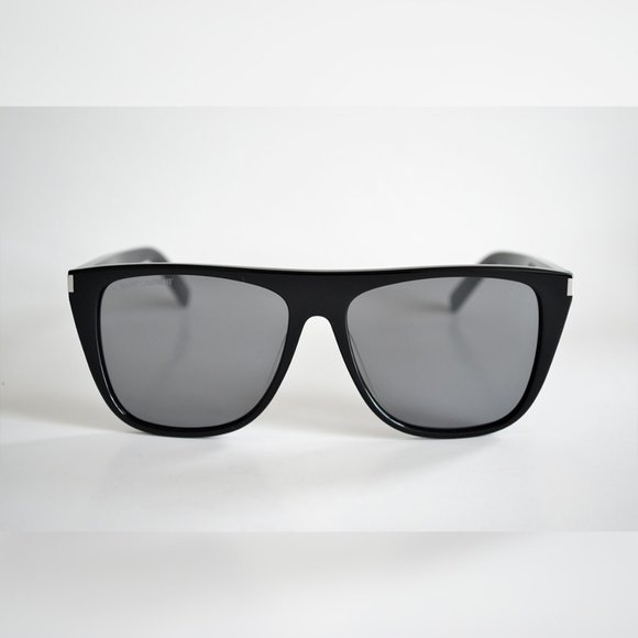 Saint Laurent SL 1/F Black/Solver 002 Sunglasses - Picture 3 of 8
